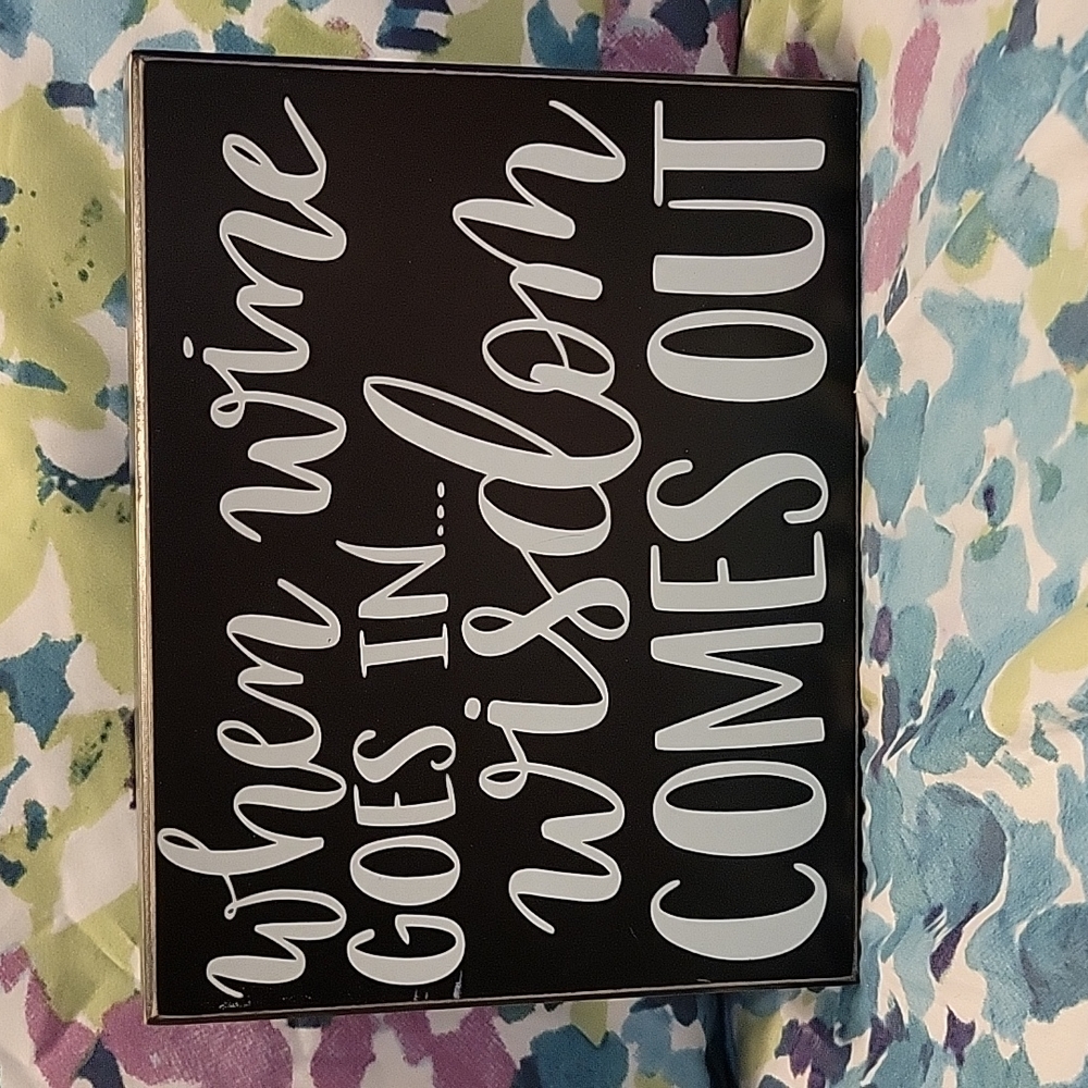 Fun wood sign